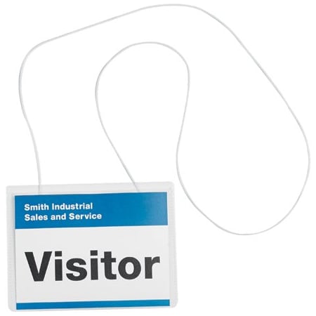 Bsc Preferred 4 x 3'' Hanging Style Badge Holders, 50PK BUY00025335